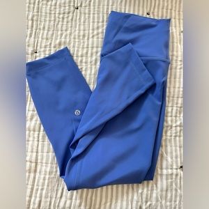 Lululemon. Wunder Train. Size 8. 23”. Wild Indigo. Excellent Condition